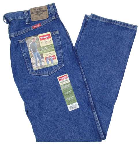 Wrangler Mens Jeans Five Star Regular Fit Many Sizes Many Colors New With Tags